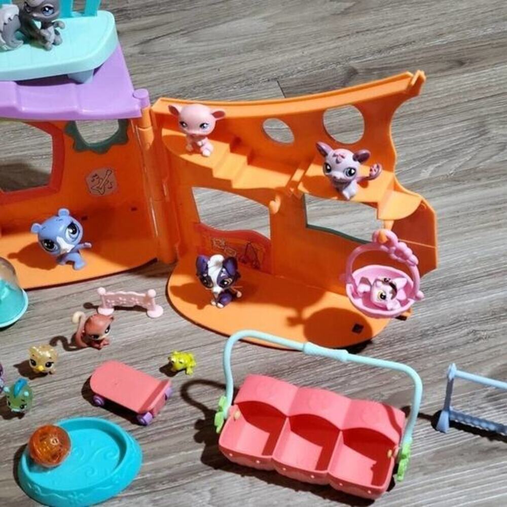 Littlest pet shop lot panda hamster monkey 2007 vintage pet clubhouse - Picture 11 of 13